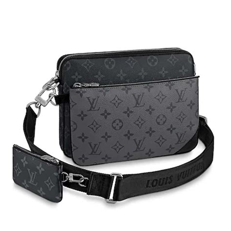 louis vuitton trio messenger bag heren|lv trio Messenger monogram eclipse.